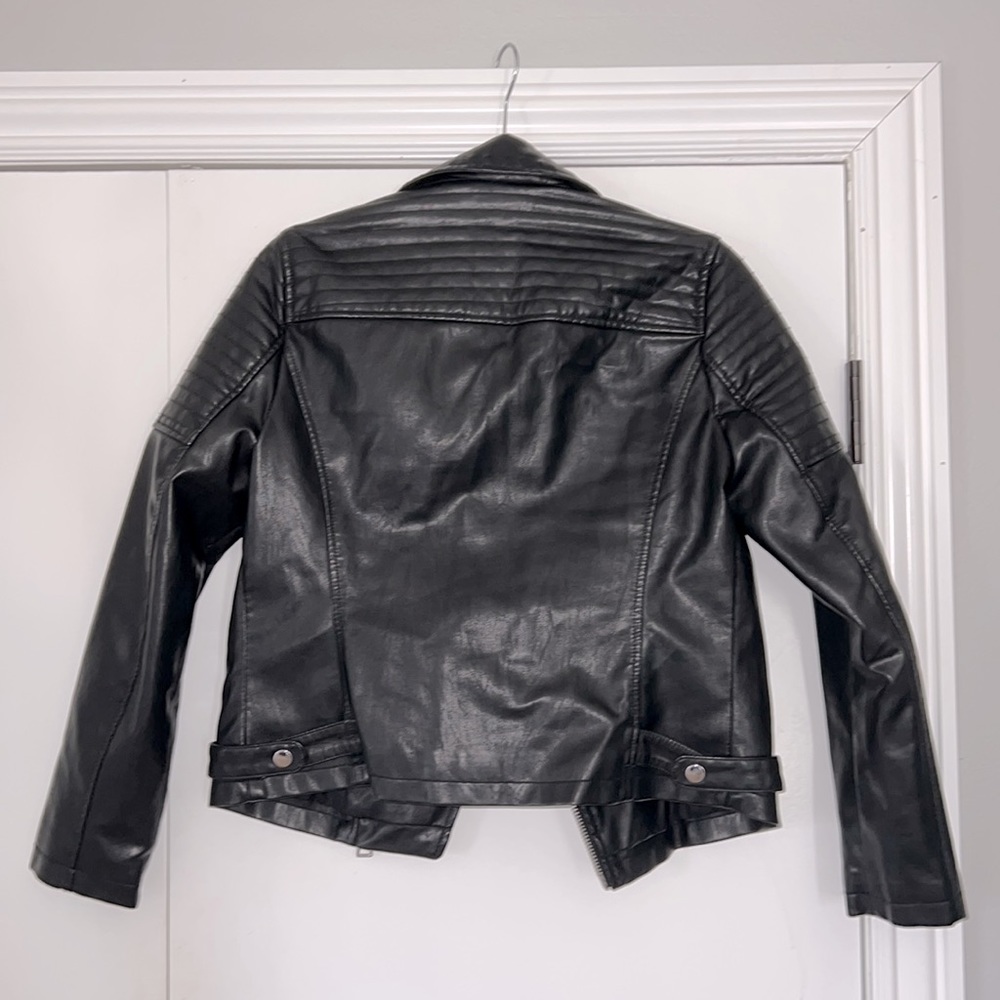 Topshop Vegan Leather Jacket View 2